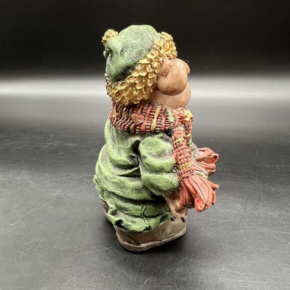 Jubilee Giftware Christmas Moose Hat Scarf Pet Figurine 5" Glitter - Picture 6 of 12